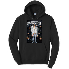 NEW Art Society x Artbag Ink MADURO ARREST BLACK Hoodie SM-4XLARGE MADE IN USA