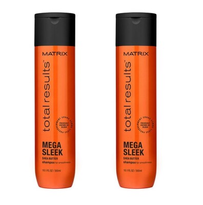Matrix Total Results Mega Sleek Shampoo, 10.1oz (Pack of 2)