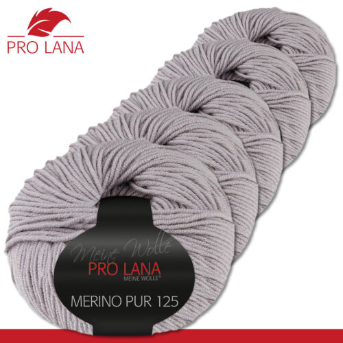 Pro Lana 5 x 50 g Merino Pur 125 Schurwolle kuschelweich wolle 46 Farben - Bild 43 von 47