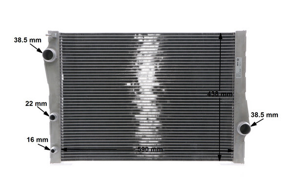Mahle KüHler WasserküHler FüR BMW X5 X6 F15 F85 Xdrive30D E70 3.0D Xdrive40D-image