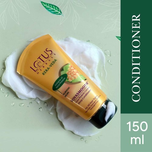 Lotus Herbals Soyasmooth Protein Creme Deep Conditioner 150 gm Hair Growth Care - Picture 3 of 5