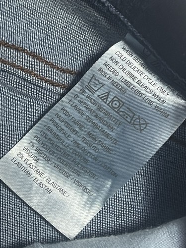 Denim & Co. Canyon Retreat Regular Easy Stretch Slit Jeans Light Wash 2 A575704 - Picture 7 of 8