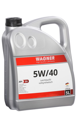 5 Liter WAGNER SAE 5W-40 Leichtlauf Motoröl Motorenöl vollsynthetisch