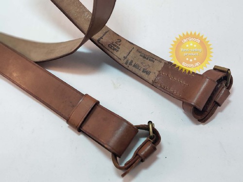 Mosin Nagant Rifle Carry Sling Rare Dated Leather Original Soviet USSR Germany - Picture 4 of 6