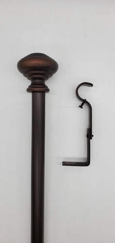 Barra de cortina ajustable Bali Knob 1" - Imagen 3 de 5