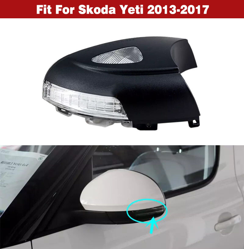5N0949101 LED Left Side View Mirror Turn Signal Light For Skoda