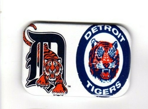DETROIT TIGER LOGO 3 REFRIGERATOR MAGNET 2" X 3" WITH ROUNDED CORNER - Picture 2 of 5