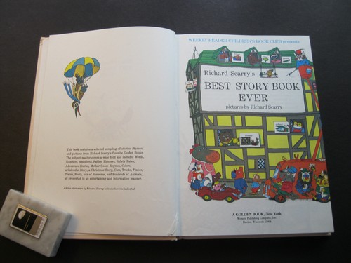 Richard Scarry's Best Story Book Ever 1968 hb with 82 stories poems VG!! - Picture 2 of 13