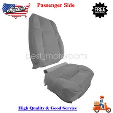 Cubierta de asiento de tela gris superior inferior para pasajero Nissan Frontier 2005-2019