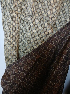 the kamille mini dress in tan & brown chain l'academie Camilia Dress