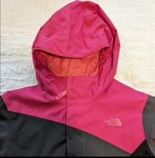 The North Face Never Stop Exploring Jacket, Girl's, Kids, Size XL, Pink and Gray