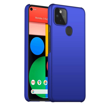 Für Google Pixel 5 5G 6.0'' Hülle - Slim Hard Case Matt Cover + Displayschutz