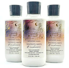 3-Pack Bath & Body Works Snowflakes & Cashmere Nourishing Body Lotion 8 fl.oz