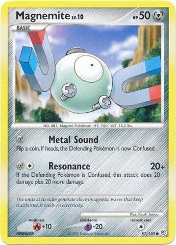 Pokemon Card - Diamond & Pearl 87/130 - MAGNEMITE (uncommon) - NM/Mint