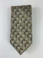 IV Front 100 Silk Men  s Necktie Multi Color Geometric -96