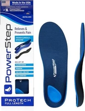 PowerStep ProTech Medical Grade Arch Support Orthotic Insoles | New! Retail $75