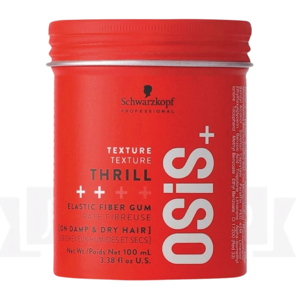 2 X Schwarzkopf Osis+ Texture Thrill 3 goma elástica volcado y cabello seco 3,38 OZ Foto 2 de 4
