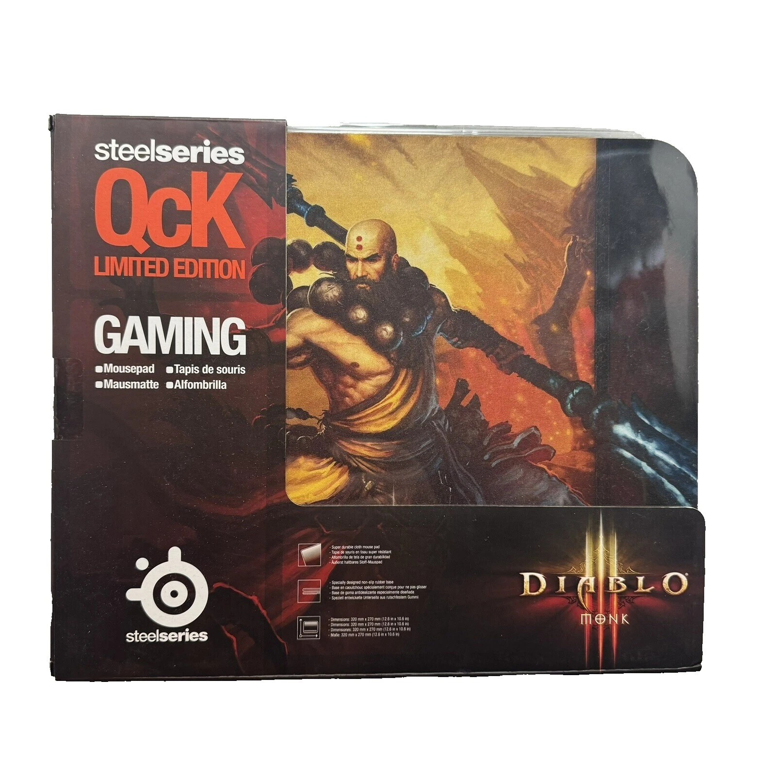 Mouse pads SteelSeries Multicolor y Muñeca descansa