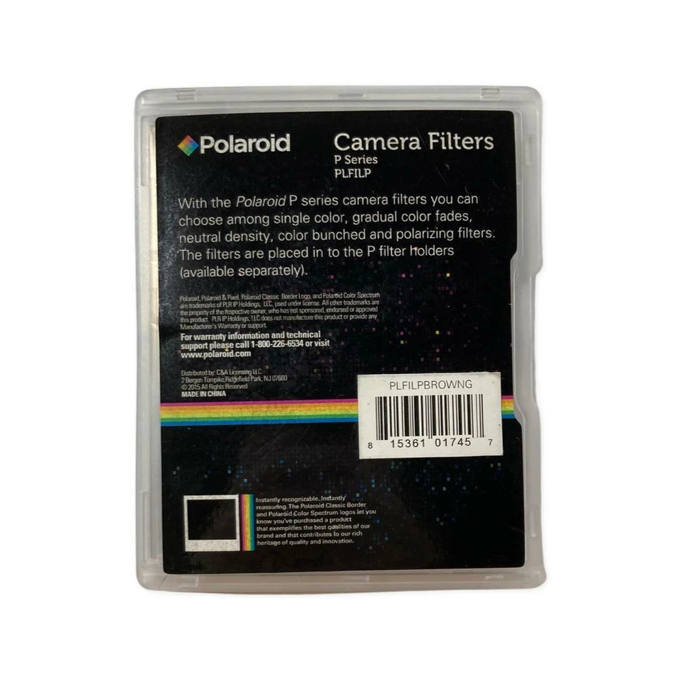 Polaroid Brown Graduated Color Square Filter Compatible with Polaroid & Cokin - Image 3 of 3