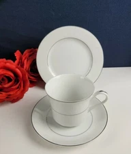 The Salem Heritage Collection Lace Bouquet American Limoges 3 Pcs Breakfast set