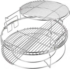 Eggspander Rack Replacement Kit for 18" Large Big Green Egg, 5-Piece Stainless