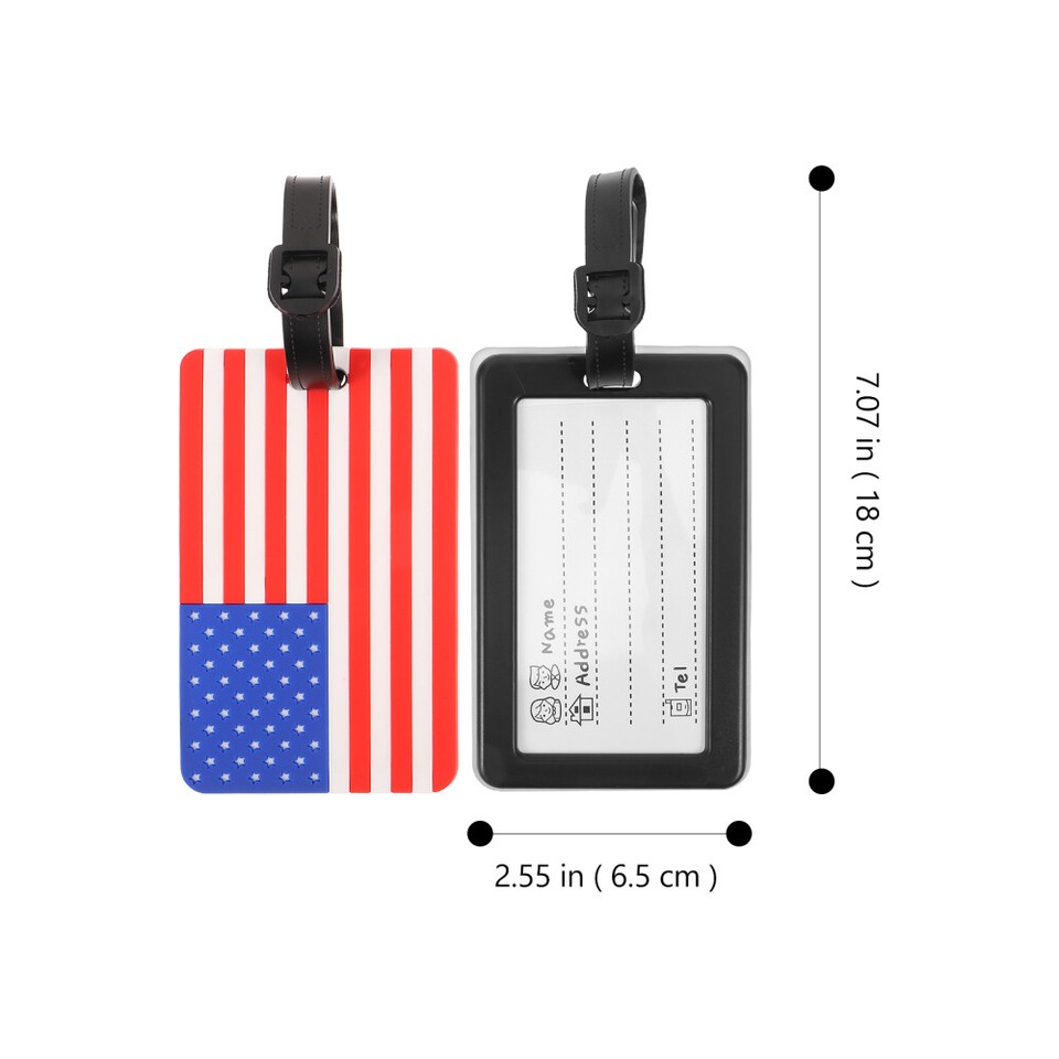 2 Pcs Suitcase Boarding Tag Luggage Tags with Labels Checked Travel eBay