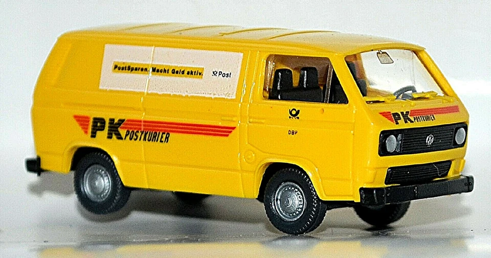 VW Volkswagen T3 Typ2 Furgone Post Pk Postkurier 1:87 Roco 1554 - Immagine 2 di 4