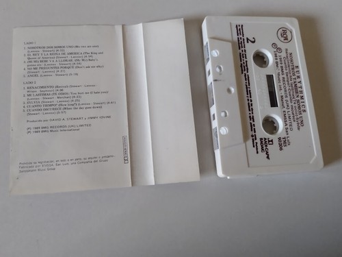 Eurythmics We Two Are One - Rare Cassette Tape Argentina Pressing NM Condition - Picture 3 of 3