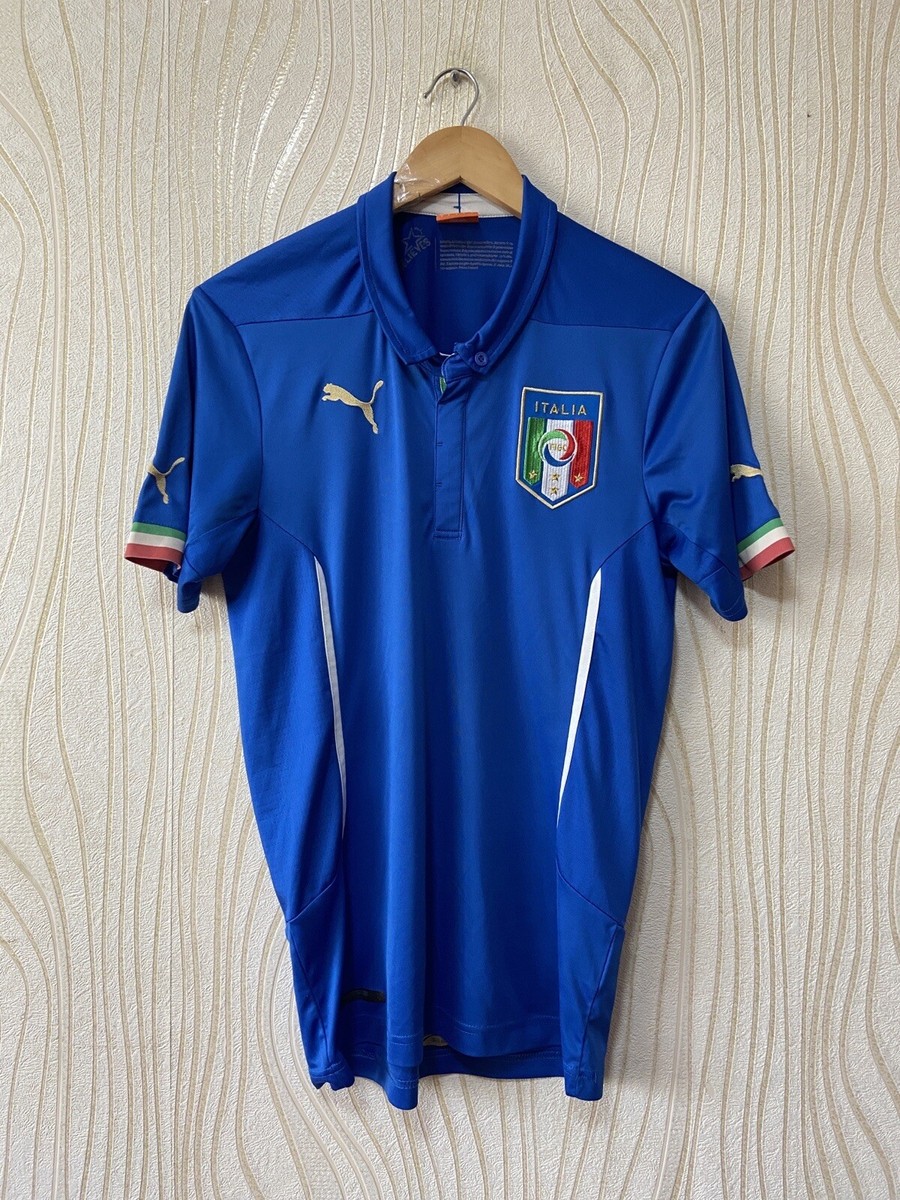 ITALY 2014 2015 HOME FOOTBALL SHIRT SOCCER JERSEY PUMA 744288 sz S