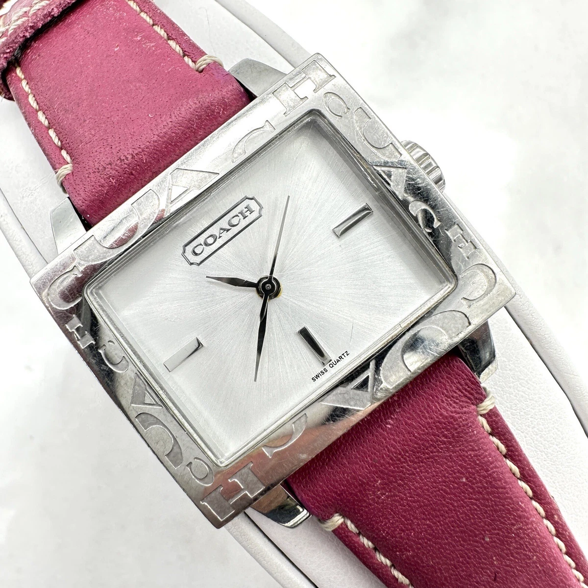 Coach Rectangle Analog Wristwatches for sale | eBay display picture 2