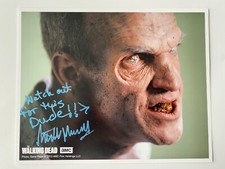 MIKE MUNDY In Person Signed Autograph 20x25cm The Walking Dead