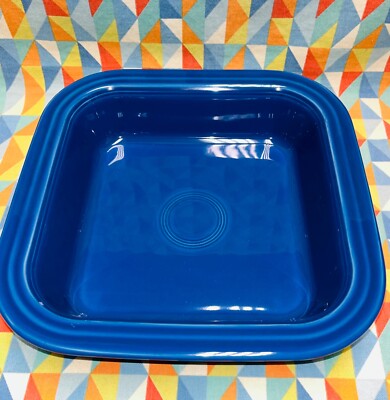 NEW FIESTAWARE Lapis Blue 9” Square Baking Baker Dish Fiesta FREE SHIPPING 