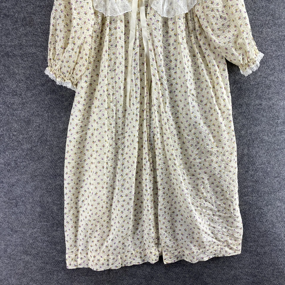 VNT Vestido de Noche Sin Marca Mujer M Mediano Beige Cuello Baya Prendas para Dormir Foto 4 de 4