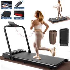 "FINAL SALE" Foldable Walking Treadmill Electric Running Machine with Handle Bar