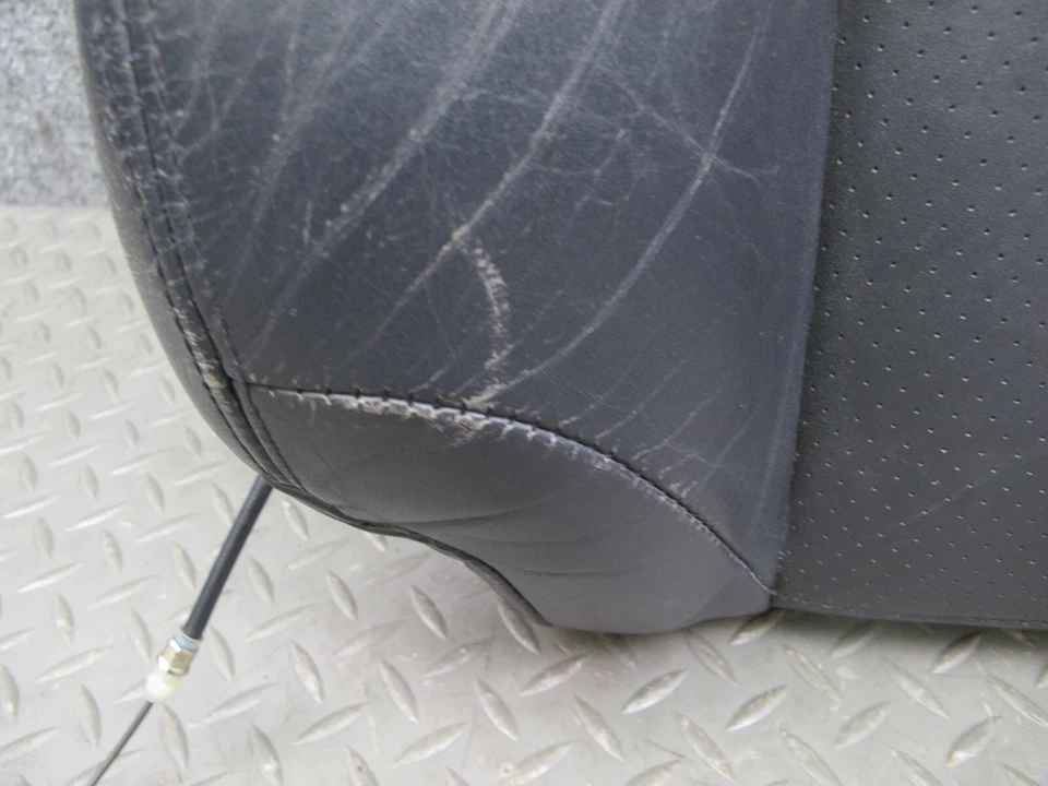 91-93 MITSUBISHI 3000GT ASIENTO DELANTERO DERECHO RESPALDO SUPERIOR CUERO COJÍN OEM Foto 4 de 4