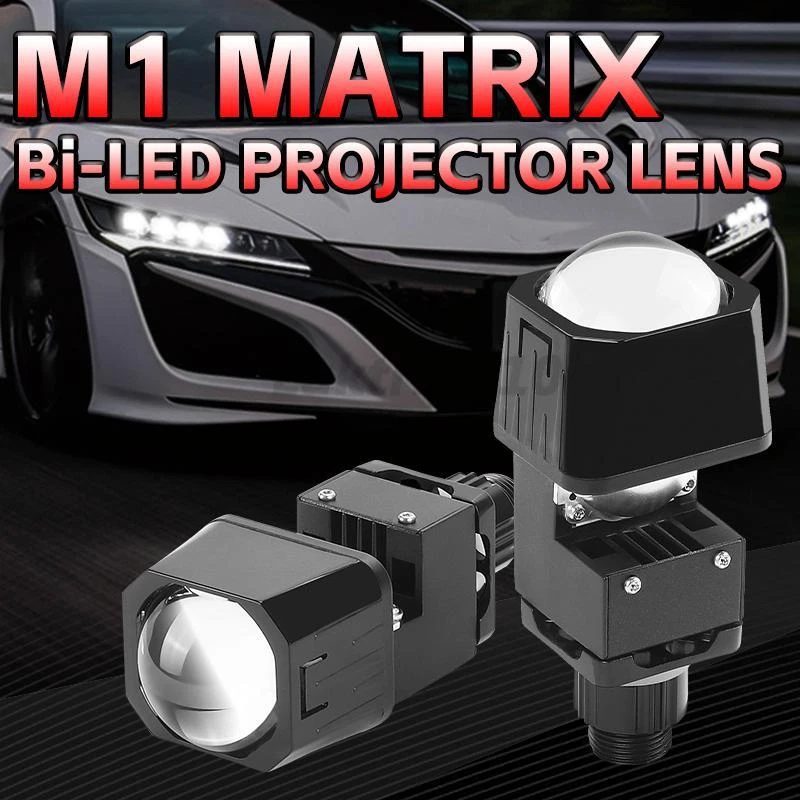 6X 1.5'' Mini Bi LED Projector Lens Hi/Lo 80W Headlight Retrofit Universal 6000K - Image 4 of 4