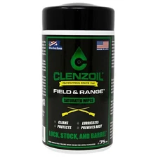 Clenzoil Field & Range Saturated Gun Oil Wipes | Multi-Purpose [ CLP]...