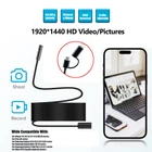1/3/5M 8LED Borescope Endoscope Snake Inspection Camera iPhone 16/15 Android iOS