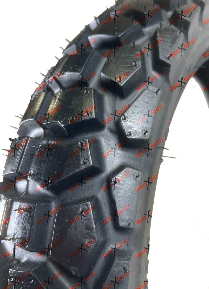 Dunlop D605 2.75-21 120/80-18 Front & Rear Tire Set Dual