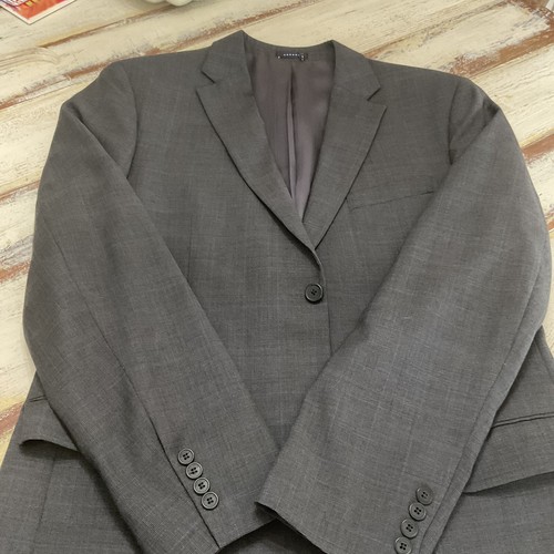 Tommy Hilfiger Sport Coat 44r Charcoal Gray 100% Wool - Picture 2 of 17