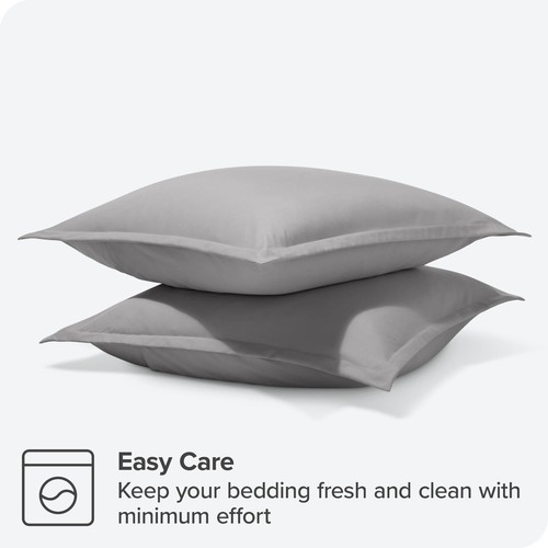 Juego de funda de almohada Bare Home Euro - Microfibra cepillada doble - Imagen 42 de 56