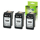 3Pk Pg-245Xl Black Ink Cartridge Compatible with Canon Pixma Ts3322 Ts3122 Mx492