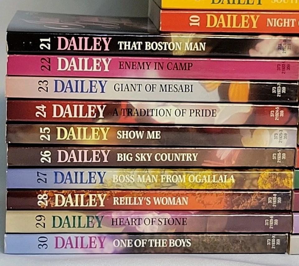 NEW Vtg Americana Complete Series Collectors Ed. 50 PB Janet Dailey Harlequin Foto 4 de 4