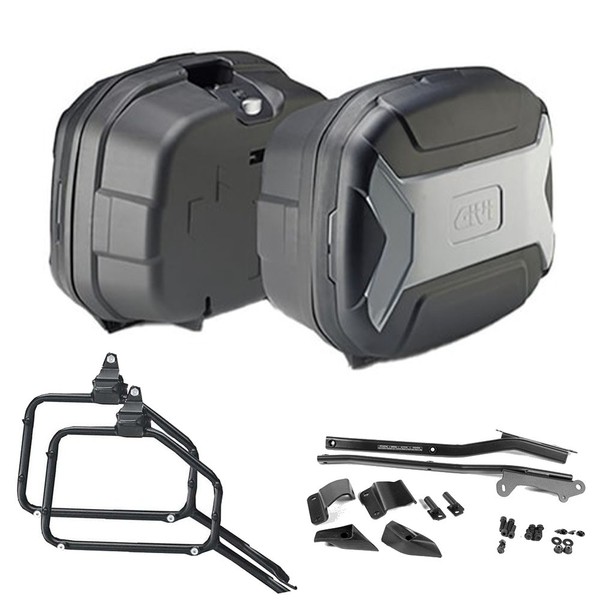 Givi TRK35BN Seitentaschen Rahmen Royal Enfield Scram 411 2024 Schwarz 35LT-image