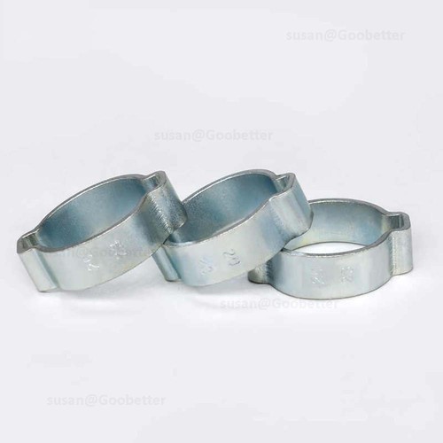 Double Ear Clamp O Clips Crimp Air Silicone Petrol Water Fuel Hose Pipe Clip - Picture 11 of 39
