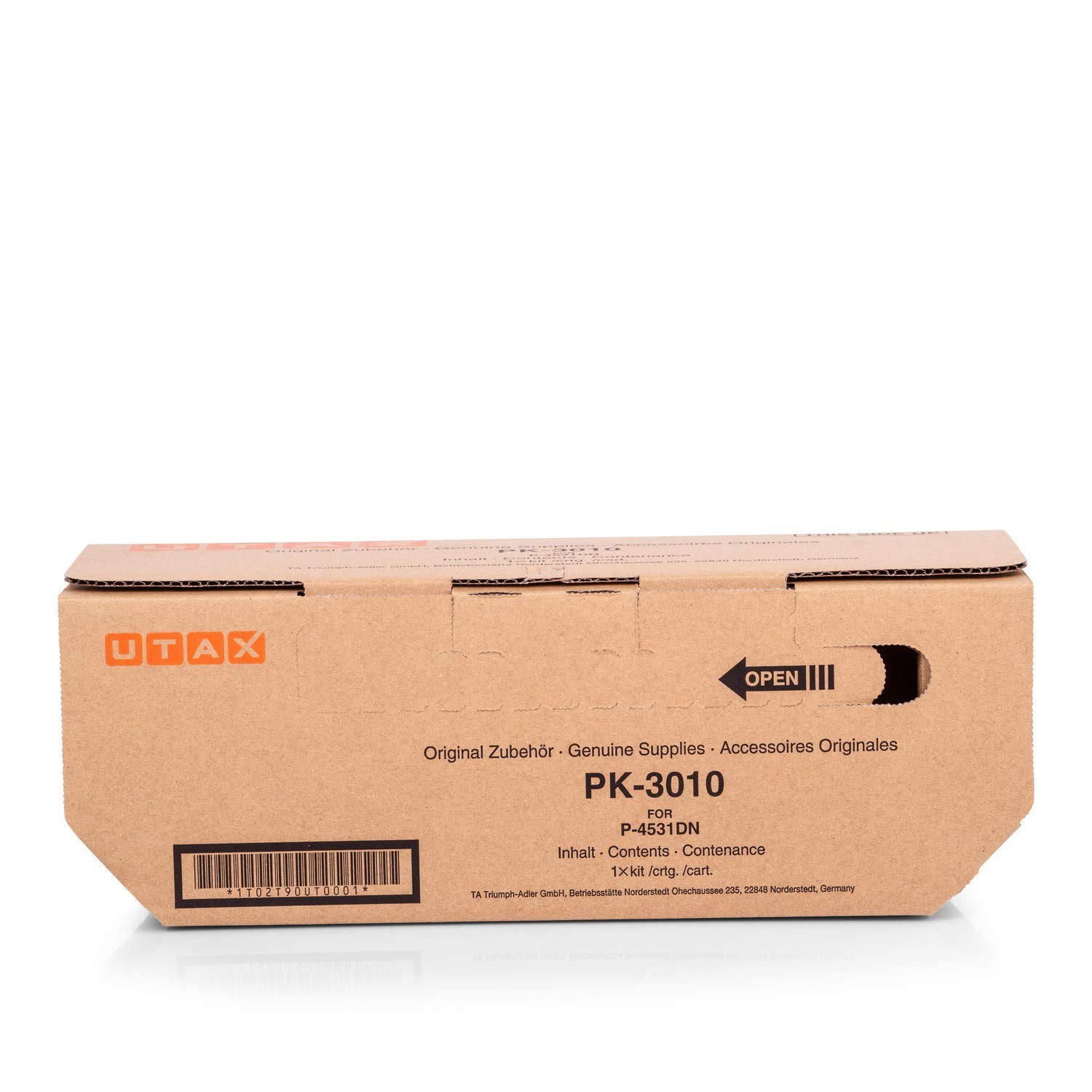 Original Utax 1T02T90UT0 PK-3010 Premium Printer Cartridge Black 12500 Pages 33490₽