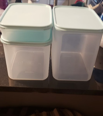 NEW Tupperware Modular Mates #1, #3, #4 RECTANGLES 6 PIECES