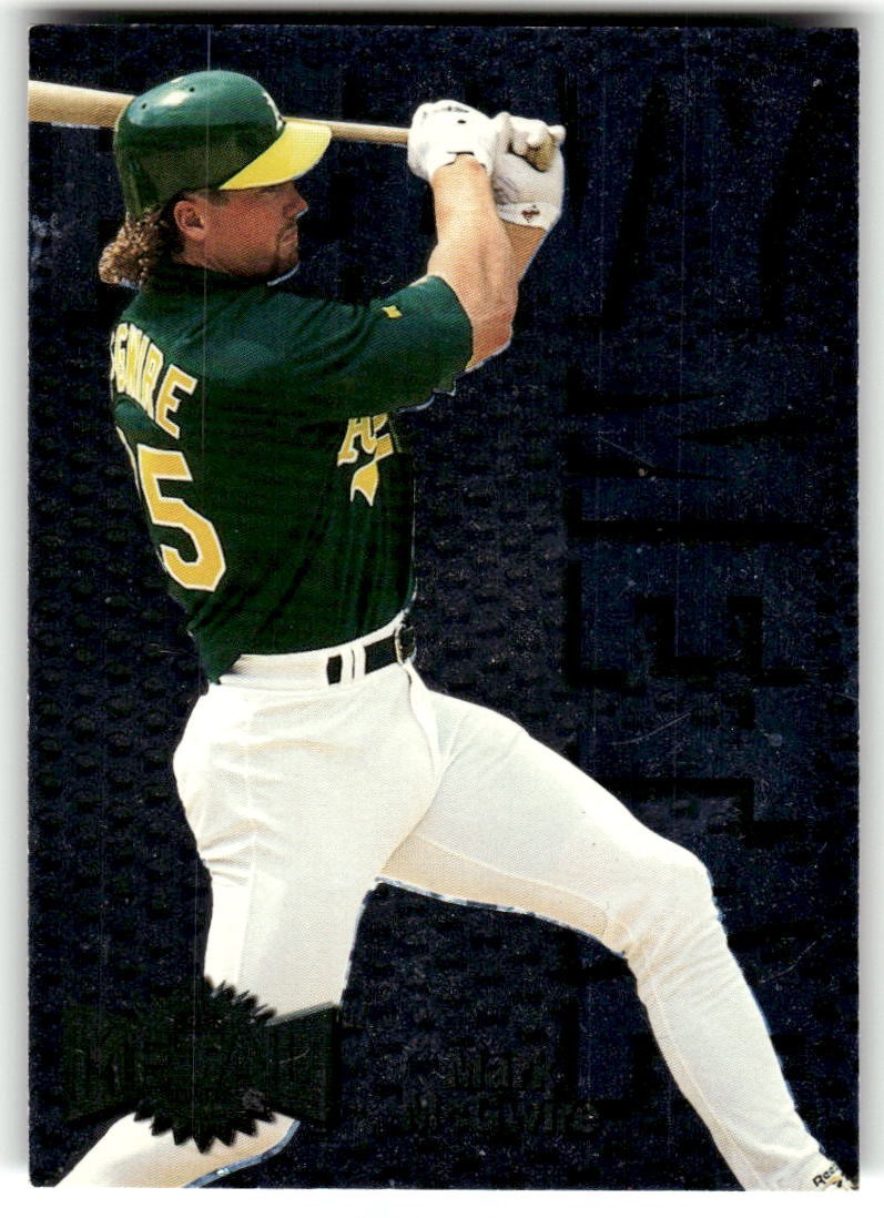 1996 Fleer Metal Universe - Heavy Metal Mark McGwire #5