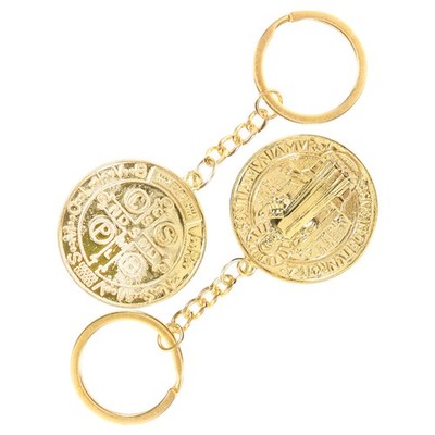  2 Pcs Raffinierter Metallanhänger Schlüsselanhänger Aus Halskette Mit
