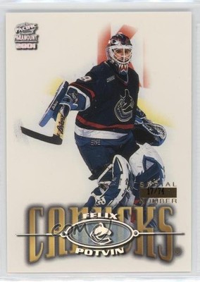 2000-01 Pacific Paramount Holo-Silver 17/74 Felix Potvin #242 10lp